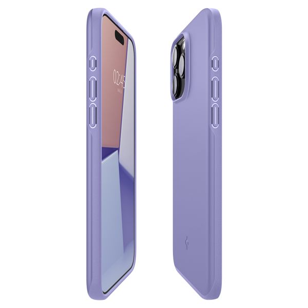 Spigen Thin Fit™ Hardcase für das  iPhone 15 Pro - Iris Purple