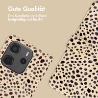 imoshion Design Klapphülle Xiaomi Redmi Note 14 (4G) - Black And White Dots