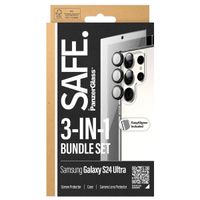 SAFE by PanzerGlass 3-in-1-Schutzpaket - Hülle + Schutzfolie + Kameraschutz für das Samsung Galaxy S24 Ultra