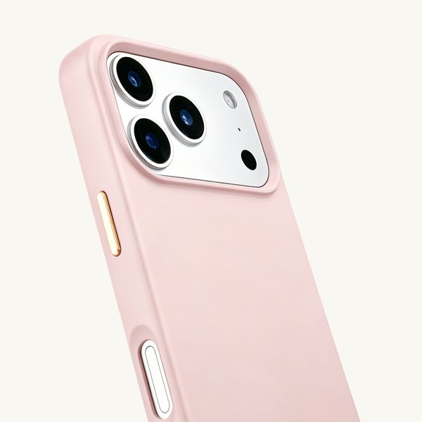 Selencia Rivièra Backcover mit MagSafe mit abnehmbaren Haken Apple iPhone 17 Pro - Sorbet Pink
