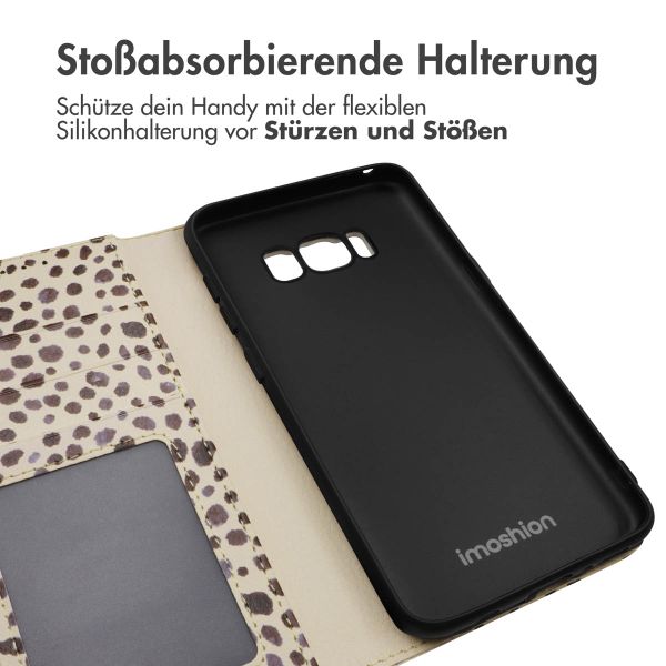 imoshion ﻿Design Klapphülle für das Samsung Galaxy S8 - Black And White Dots