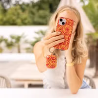 Selencia Vivid Case  Apple Airpods Pro 3 - Tropical Vibes Apricot