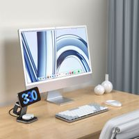 Satechi 3-in-1 Foldable Qi2 Charging Stand | Faltbares kabelloses Ladegerät - MagSafe und Qi2 kompatibel