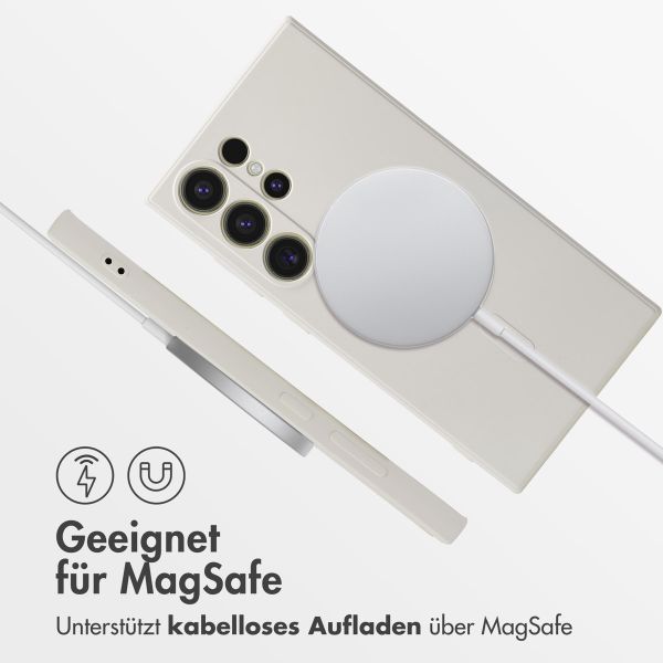 imoshion Color Back Cover mit MagSafe Samsung Galaxy S24 Ultra - Beige
