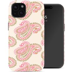 Selencia Vivid Back Cover Apple iPhone 15 - Paisley Blush