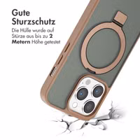 Accezz Ring Stand Backcover mit MagSafe iPhone 14 Pro Max - Braun