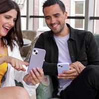 Accezz Liquid Silikoncase für das Apple iPhone Xr - Lavender Gray