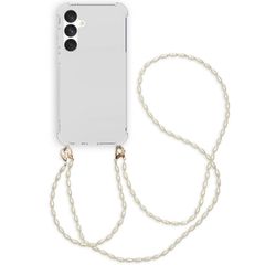 imoshion Handykette mit Perlen + Handgelenkschlaufe Samsung Galaxy A55 - Transparent