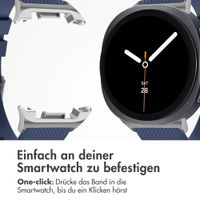 imoshion Flexibles Silikonarmband für das Samsung Galaxy Watch 8 (Classic) - 40 / 44 / 46mm - Dunkelblau