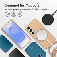 imoshion Color Backcover mit abnehmbarem Handykette und MagSafe Samsung Galaxy S24 / S25 - Beige