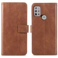 imoshion Luxuriöse Klapphülle Motorola Moto G30 / G20 / G10 (Power) - Braun