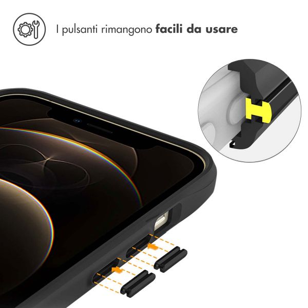 imoshion Rugged Hybrid Case Apple iPhone 12 Pro Max - Schwarz