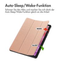 imoshion Trifold Klapphülle Lenovo Tab (2025) - Rose Gold