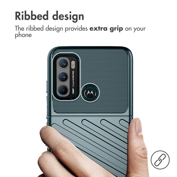 imoshion Thunder Backcover für das Motorola Moto G60 - Grün