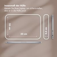 Selencia Puffy Laptop Hülle 13-14 Zoll - Laptop Sleeve - Mocha Brown