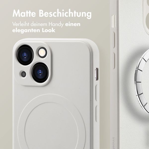 imoshion Color Back Cover mit MagSafe Apple iPhone 13 Mini - Beige