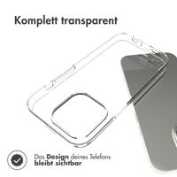 Accezz TPU Clear Cover für das iPhone 14 Pro - Transparent