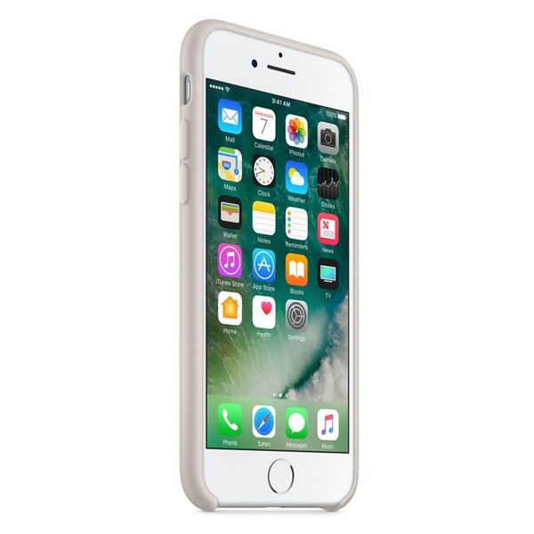 Apple Silikoncase Apple iPhone SE (2022 / 2020) / 8 / 7 - Stone
