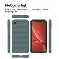 imoshion EasyGrip Back Cover für das iPhone Xr - Dunkelgrün