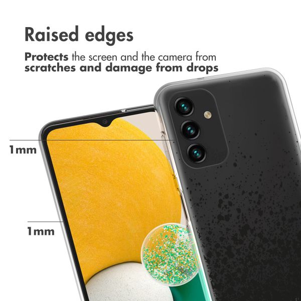 imoshion Design Hülle für das Samsung Galaxy A13 (5G) / A04s - Splatter Black