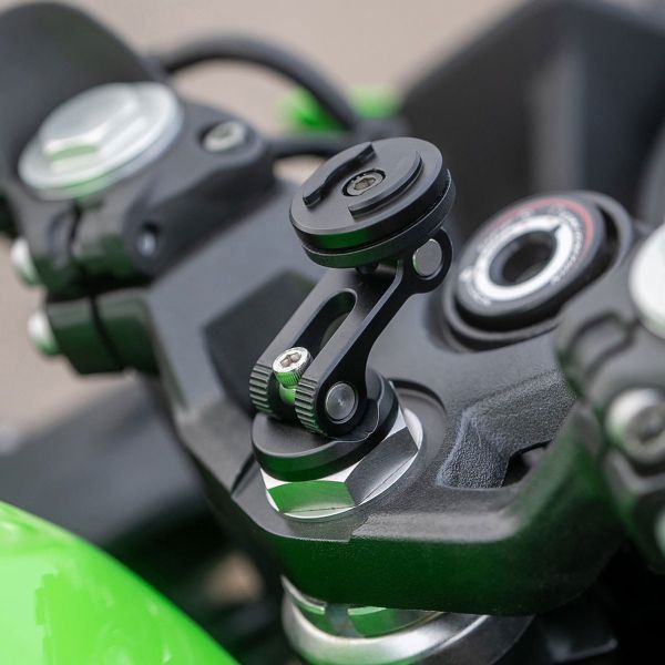 SP Connect Moto Stem Mount Pro - Handyhalter für Motorrad - Universalhalter für SPC+ Hüllen - Schwarz