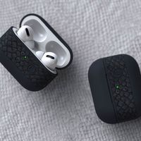 Njorð Collections Salmon Leather Case für Apple AirPods Pro 1 / Pro 2- Dark Grey