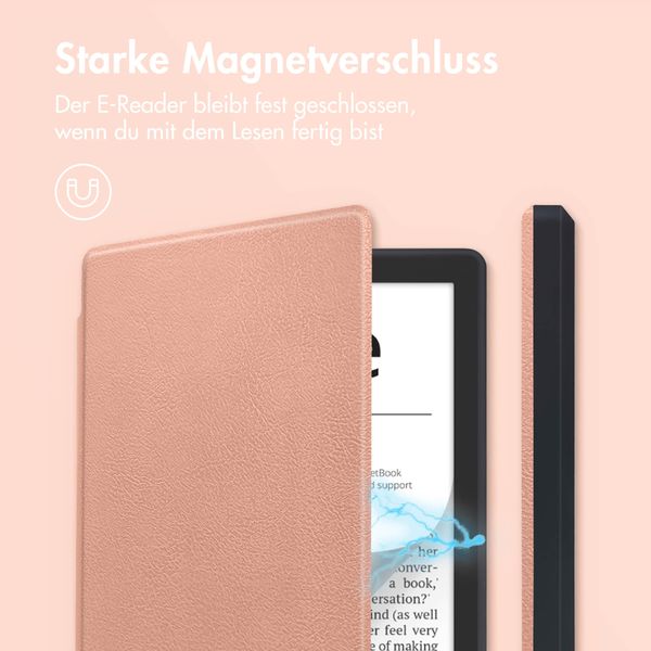 imoshion Slim Soft Case Sleepcover für das Pocketbook Verse / Verse Pro / Vivlio Light / Light HD - Rose Gold