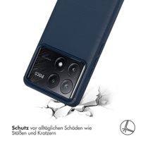 imoshion Brushed Back Cover Xiaomi Poco X6 Pro - Dunkelblau