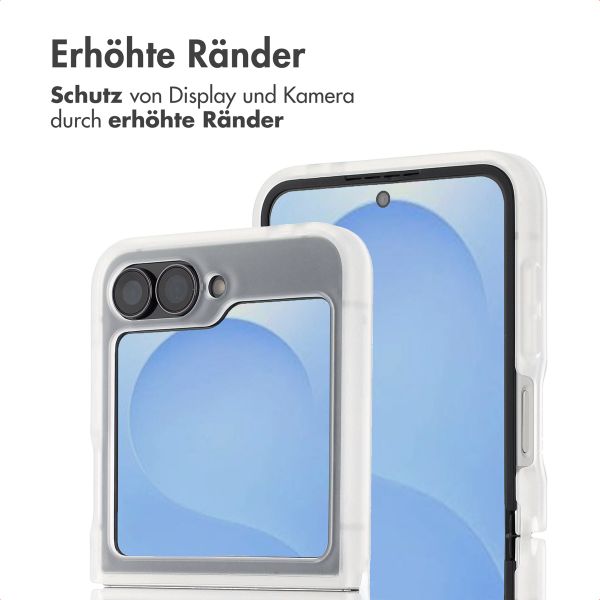 imoshion Color Guard Back Cover mit MagSafe Samsung Galaxy Z Flip 7 FE - Weiß