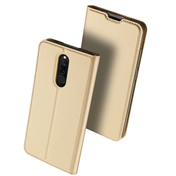 Dux Ducis Slim TPU Klapphülle Gold für das Xiaomi Redmi 8