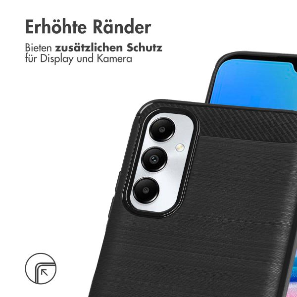 imoshion Brushed Back Cover für das Samsung Galaxy A05s - Schwarz