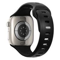 Nomad Tempo Silikonarmband für das  Apple Watch Series 1 - 9 / SE (38/40/41 mm) | Series 10 / 11 (42 mm) - Black