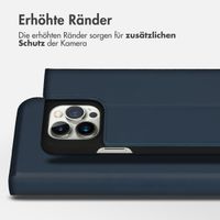 Accezz Premium Leather Slim Klapphülle für das Apple iPhone 14 Pro Max - Dunkelblau