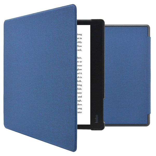imoshion Canvas Sleepcover Klapphülle Kobo Elipsa 2E - Dunkelblau