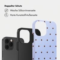 Selencia Vivid Back Cover Apple iPhone 12 (Pro) - Happy Dots Digital Sky