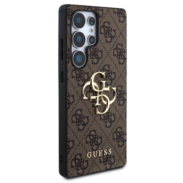 Guess 4G Metal Logo Back Cover Samsung Galaxy S25 Ultra - Braun