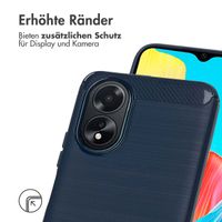 imoshion Brushed Back Cover für das Oppo A18 / Oppo A38 - Dunkelblau