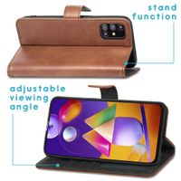 imoshion Luxuriöse Klapphülle Samsung Galaxy M31s - Braun