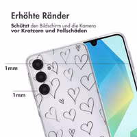 imoshion Design Hülle Samsung Galaxy A16 - Hearts