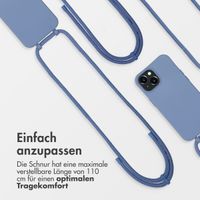 imoshion Color Backcover mit abnehmbarem Handykette und MagSafe Apple iPhone 15 - Ash Blue
