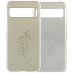 imoshion Design Hülle Google Pixel 8 Pro - Floral Green