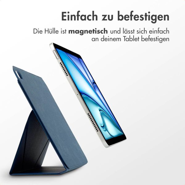 Accezz High Stand tablet case Apple iPad Air 11 Zoll (2025) M3 / (2024) M2 / Air 5 (2022) / Air 4 (2020) - Dunkelblau