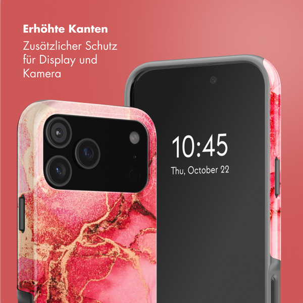 Selencia Vivid Rückabdeckung mit MagSafe Apple iPhone 17 Pro - Rosy Marble