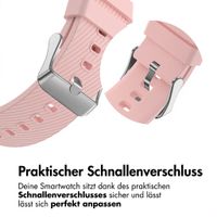 imoshion Flexibles Silikonarmband für Samsung Galaxy Watch 9 (40/44mm) / Watch 8 (40/44mm) / Classic (46mm) - Rosa