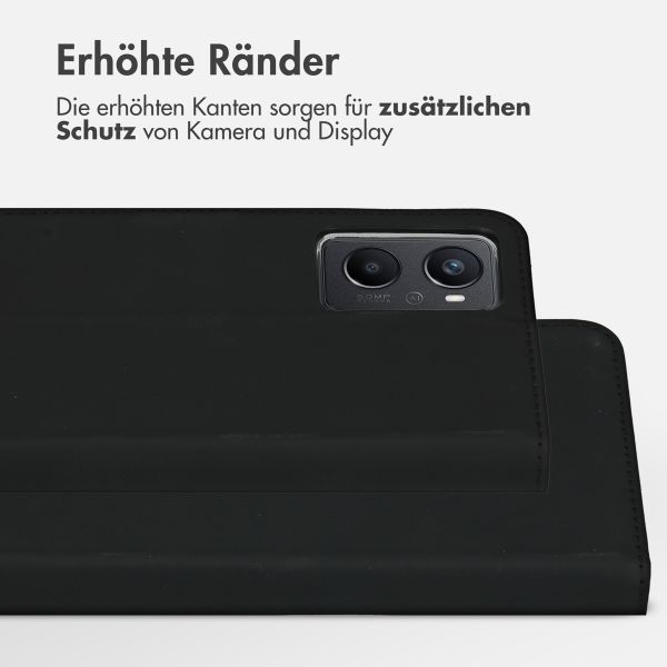 Accezz Wallet TPU Klapphülle Oppo A96 5G - Schwarz
