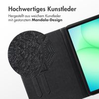 imoshion Mandala Klapphülle Samsung Galaxy Tab A11 Plus - Schwarz