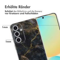 imoshion Design Hülle für das Samsung Galaxy S24 FE - Black Marble