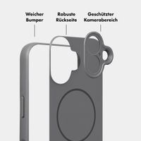 Accezz Grip Backcover mit MagSafe Apple iPhone 17 - Grau