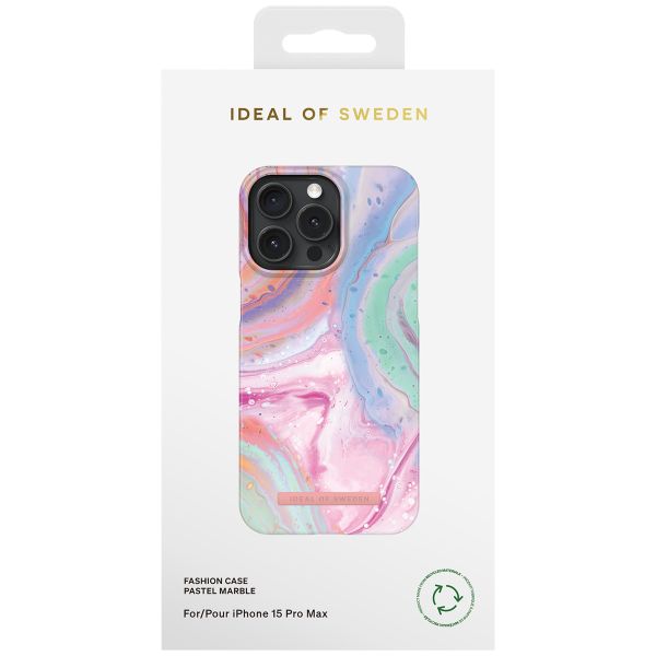 iDeal of Sweden Fashion Back Case für das iPhone 15 Pro Max - Pastel Marble