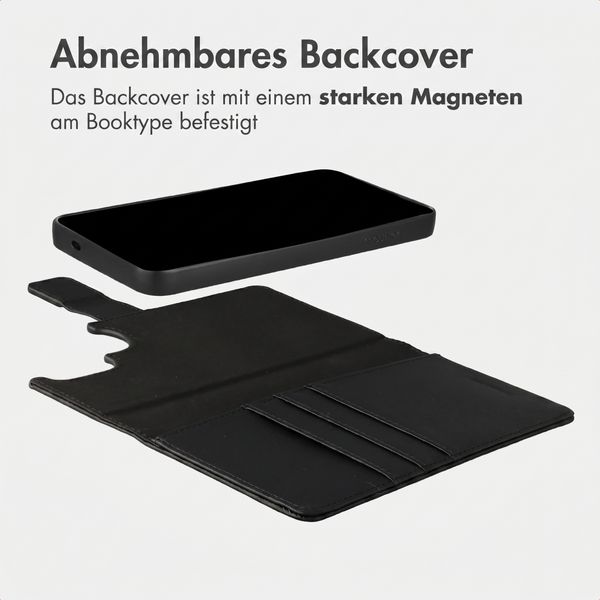 imoshion Herausnehmbare 2-in-1 Luxus-Bookcase Samsung Galaxy S26 Ultra - Schwarz